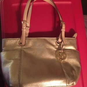Michael Kors Gold medium handbag